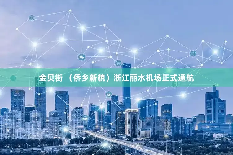 金贝街 （侨乡新貌）浙江丽水机场正式通航