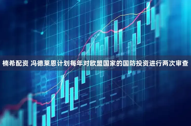 楠希配资 冯德莱恩计划每年对欧盟国家的国防投资进行两次审查
